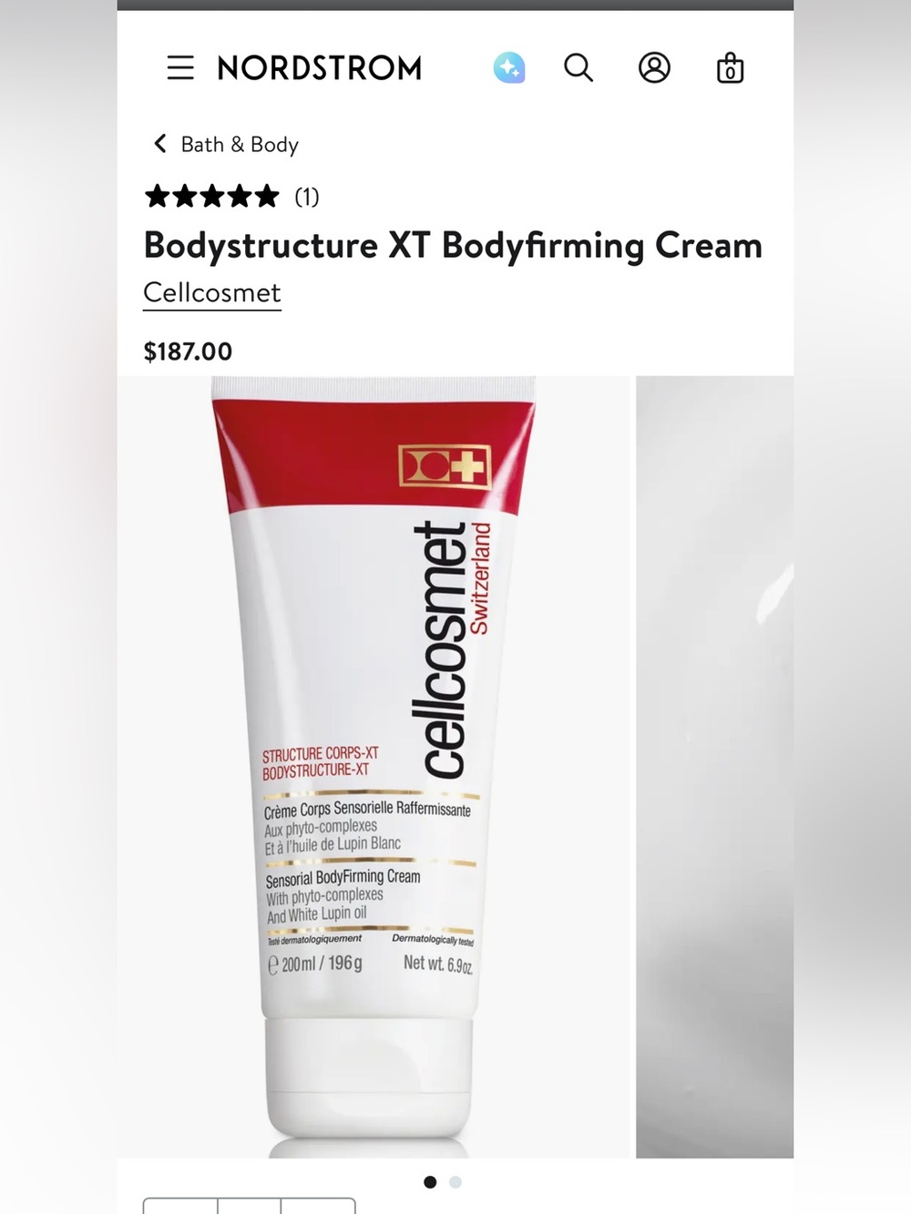 Bodystructure Cellcosmet Bodyfirming Moisturizer